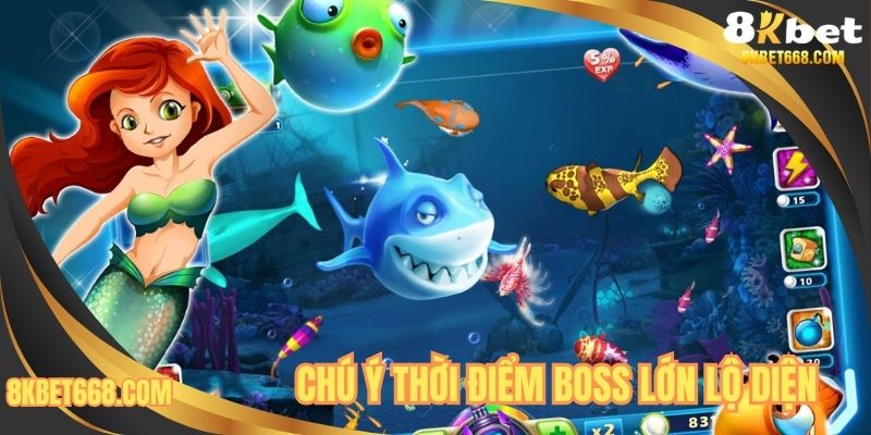 Chú ý thời điểm boss lớn lộ diện