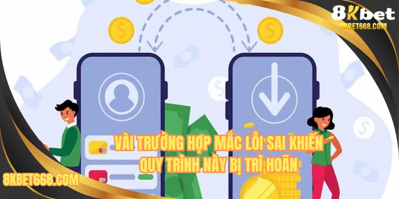 Vài trường hợp mắc lỗi sai khiến quy trình này bị trì hoãn
