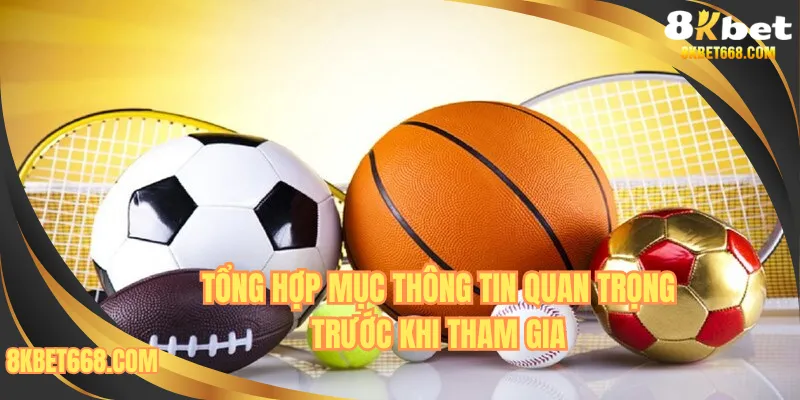 Tổng hợp mục thông tin quan trọng trước khi tham gia